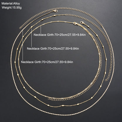 European And American Foreign Trade Hot-Selling Simple Sequin Chain Waist Chain Sexy Multi-Layered Pearl Waist Chain Simple And Versatile Body Chain