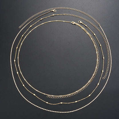 European And American Foreign Trade Hot-Selling Simple Sequin Chain Waist Chain Sexy Multi-Layered Pearl Waist Chain Simple And Versatile Body Chain