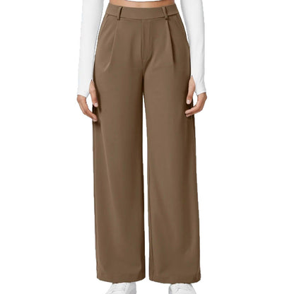 Outdoor Sports And Casual Pocket Pants Loose And Slim Straight Pants